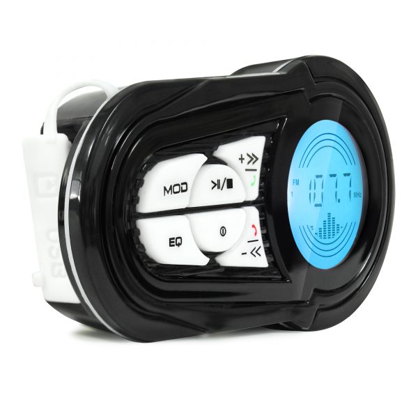 [Discontinued] GoHawk TR3 3" Waterproof Bluetooth Motorcycle Stereo Speakers with Amplifier System (Chrome) - Image 3