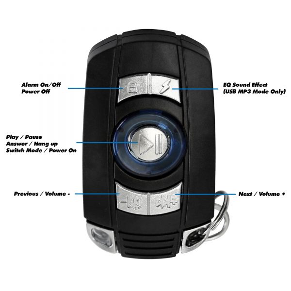 [Discontinued] GoHawk AR4 4 in. All-in-One Bluetooth Motorcycle Stereo Speakers (Black) - Image 6