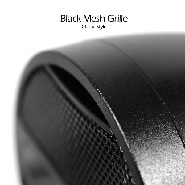 GoHawk AN3-A 3 in. Aluminum All-in-One Bluetooth Motorcycle Stereo Speakers (Satin Black) - Image 8