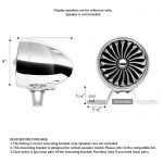 Set of 2pcs(1Pair) Mirror Mounting Bracket for GoHawk Powersports Speakers AJ4 / AN4 / TJ4 / TN4 / AS5 / TS5 Series (Chrome)