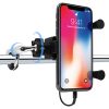 GoHawk Universal Waterproof Motorcycle Cell Phone Holder w/ USB Charger, for 0.5 to 1.25” Aluminum Handlebar - Image 6