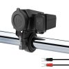 GoHawk Waterproof 5V USB 2.1A Charger Adapter Kit Cable, 12V Car Cigarette Lighter Socket Outlet,