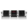 GoHawk RD8 Gen. 2 All-in-One Soundbar Waterproof Bluetooth Motorcycle Stereo Speakers (Silver) - Image 3
