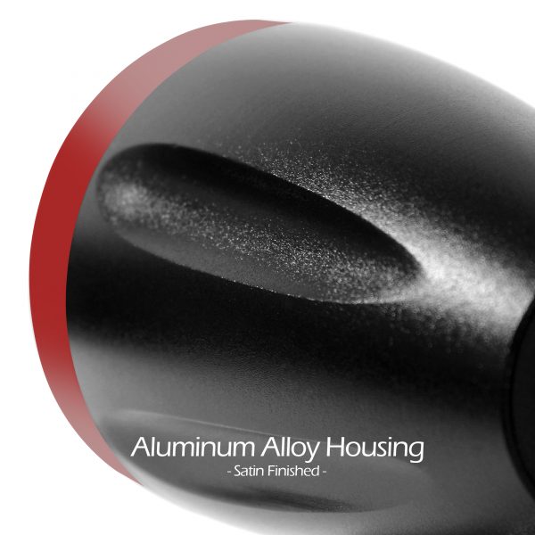 GoHawk AN3-A 3 in. Aluminum All-in-One Bluetooth Motorcycle Stereo Speakers (Satin Red Black) - Image 3