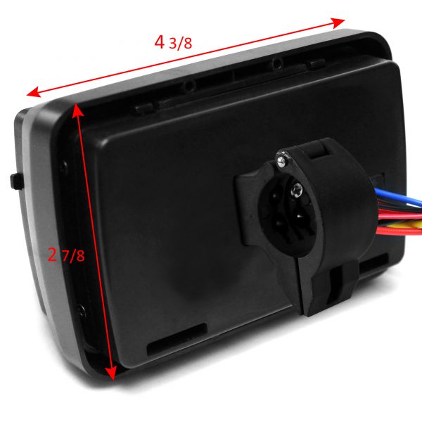 GoHawk TT3 3" Waterproof Bluetooth Motorcycle Stereo Speakers with Amplifier System (Chrome) - Image 7