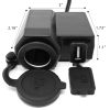 GoHawk Waterproof 5V USB 2.1A Charger Adapter Kit Cable, 12V Car Cigarette Lighter Socket Outlet, - Image 6