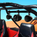 GoHawk TN4-SX 4.5 in. Speakers, 5" Subwoofer, 600W Bluetooth Motorcycle UTV Stereo Speakers and Amplifier System (Black)