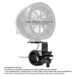 Set of 2pcs(1Pair) 7/8 to 1.25 in. Mounting Clamp for GoHawk Powersports Speakers TS3 TS3-Q (Black)