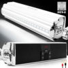 GoHawk RE9-X All-in-One Soundbar Waterproof Bluetooth Motorcycle Stereo Speakers (White)