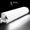 GoHawk RE9-X All-in-One Soundbar Waterproof Bluetooth Motorcycle Stereo Speakers (White) - Image 5