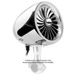 1Pc - Replacement 4 in. Master Speaker for AJ4 2-Speaker System (Chrome)