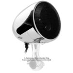 1Pc - Replacement 4 in. Master Speaker for AN4 2-Speaker System (Chrome)