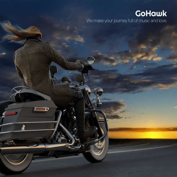 GoHawk TR4-Titan 4.25 in. Bluetooth Motorcycle Stereo Speakers and 4.1-Channel 1600W Amplifier System (Black) - Image 3