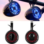 GoHawk TL52-Titan 5 in. LED ATV UTV Speakers with 4.1-Channel Amplifier System