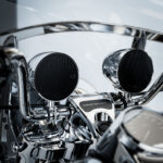 GoHawk TR42-Titan 4.25 in. Bluetooth Motorcycle Stereo 2 Speakers and 4.1-Channel Amplifier System (Chrome)