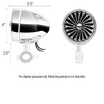 1Pc - Replacement 4 in. Slave Speaker for AJ4-Halo (Chrome)