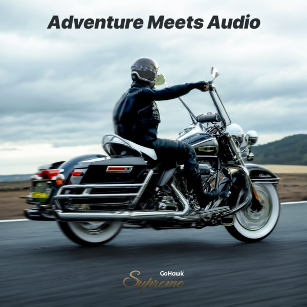 GoHawk RD88-S 300W Waterproof Bluetooth Motorcycle Stereo 6 Speakers Soundbar (Black) - Image 5
