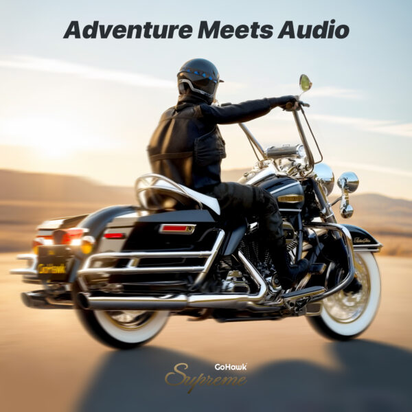 GoHawk RD88-S 300W Waterproof Bluetooth Motorcycle Stereo 6 Speakers Soundbar (Chrome) - Image 5