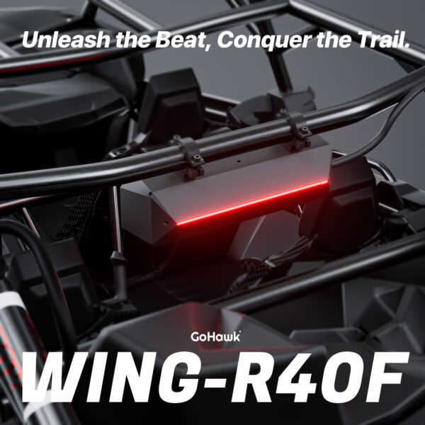 GoHawk WING-R40F 6-Speaker 17" UTV Sound Bar - Image 2