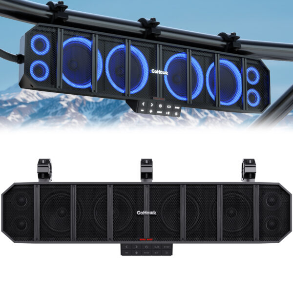 GoHawk WING-R60F 8-Speaker 25" UTV Sound Bar