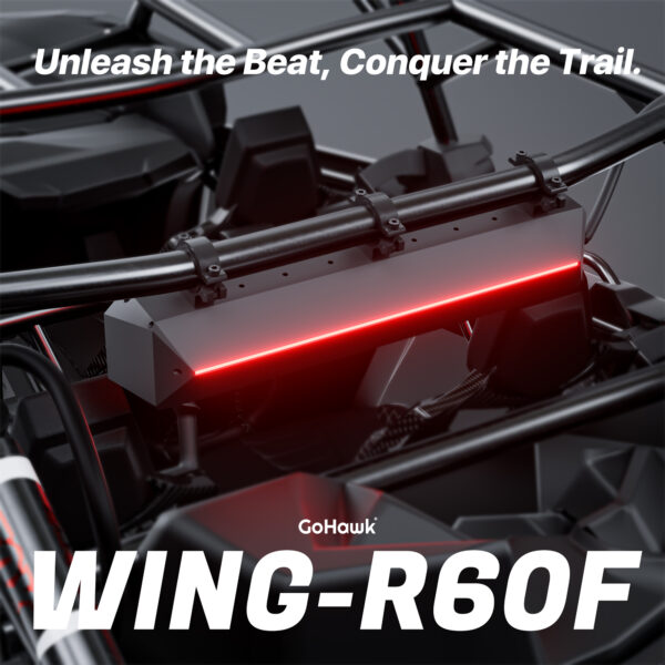GoHawk WING-R60F 8-Speaker 25" UTV Sound Bar - Image 2