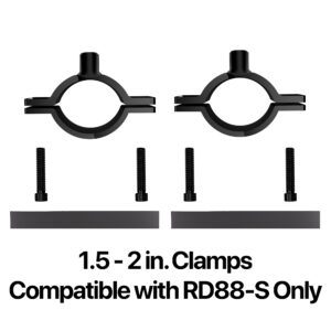Set of 2pcs(1Pair) 1.5 to 2 in. Clamp Adapter for RD88-S (Black)
